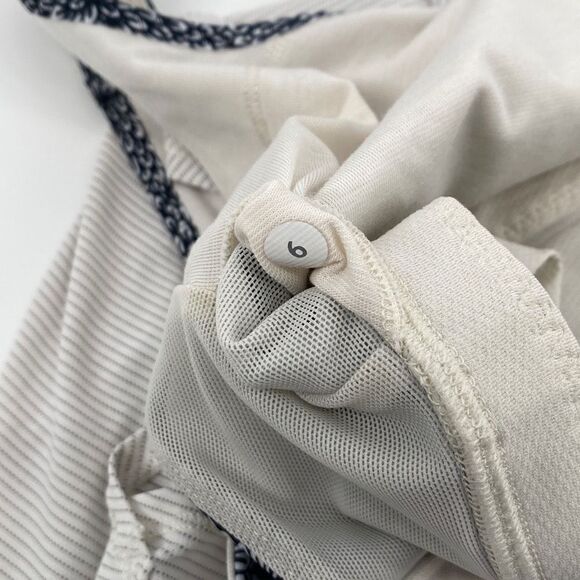 Lululemon Run Times Cinch Running Tank size 6 Heathered Ghost Plush‎ Petal Black - Picture 8 of 10